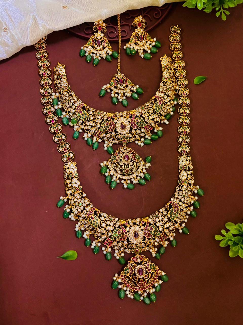 Emerald Bridal Combo Set