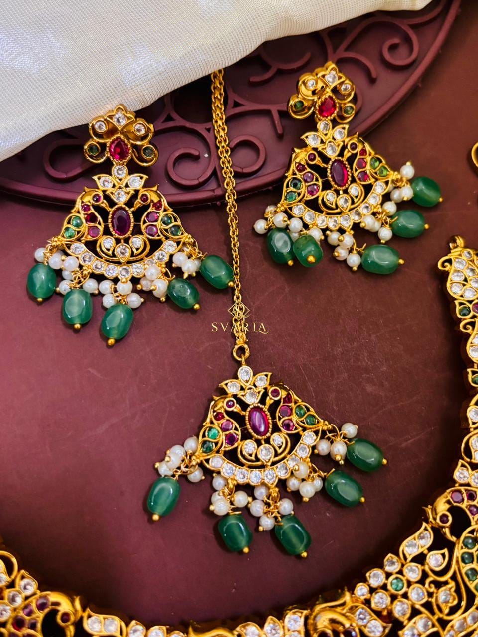 Emerald Bridal Combo Set