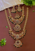 Polki Emerald Bridal Combo Set