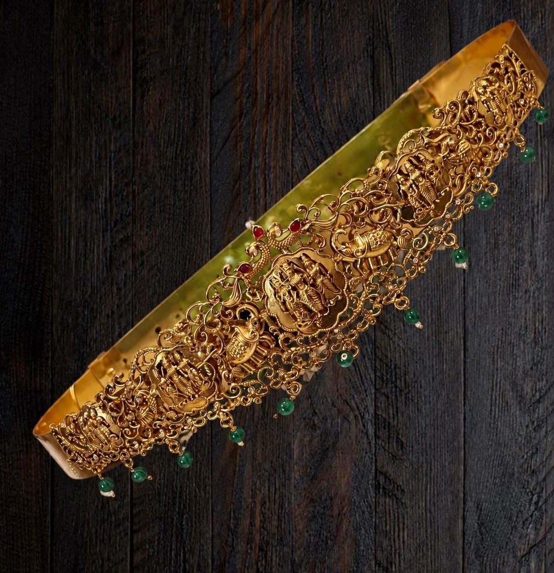 Ram Parivar Temple Vaddanam Hip Chain Belt