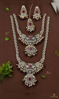 Victorian polishing AD stones Bridal Set